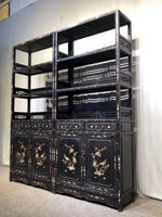 將圖片載入圖庫檢視器 Y1090032小葉紫檀鑲嵌貝殼書櫃
