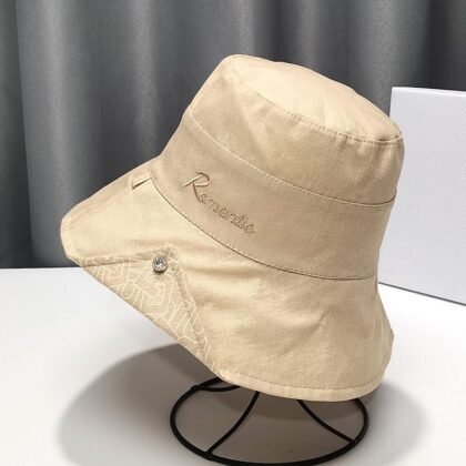 Cuffed letter fisherman hat
